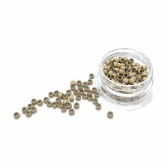   Szilikon Nano Gyűrű I-TIP Hajhosszabbításhoz Középszőke Színben 100db