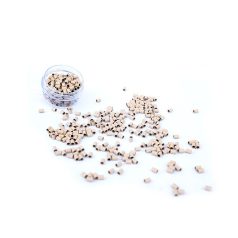   Mini Hüvely Perem Nélkül Hajhosszabbításhoz Középszőke 100db Szilikon Alumínium Kivitel 3x3x5mm #6