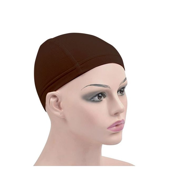 Dream Deluxe Wig Cap Rugalmas Paróka Hajháló Középbarna Színben 2db