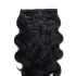 Csatos Hullámos Emberi Póthaj Classic Fekete Színben 40cm Body Wave (Szín #1)