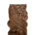 Csatos Hullámos Emberi Póthaj Classic Világosbarna Színben 40cm Body Wave (Szín #8)
