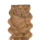 Csatos Hullámos Emberi Póthaj Classic Középszőke Színben 50cm Body Wave (Szín #14)