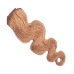   Csatos Hullámos Emberi Póthaj Standard Középszőke Színben 40cm Body Wave (Szín #14)