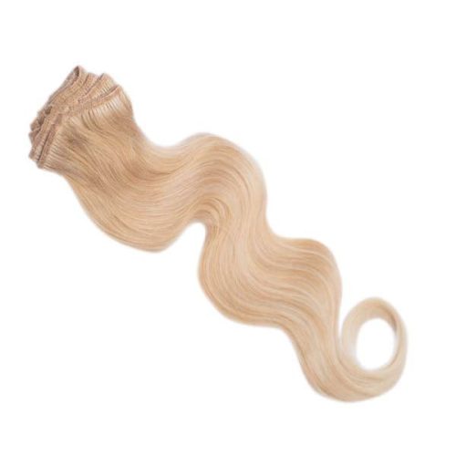 Csatos Hullámos Emberi Póthaj Aranyszőke Színben 40cm Body Wave (Szín #16)