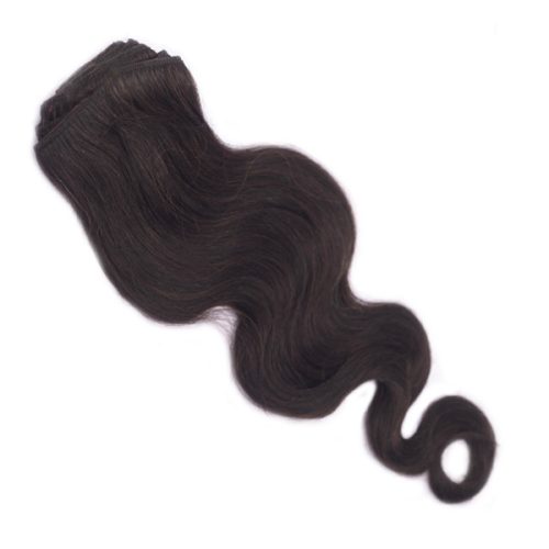 Csatos Hullámos Emberi Póthaj Natúr Barna Színben 60cm Body Wave (Szín #2)