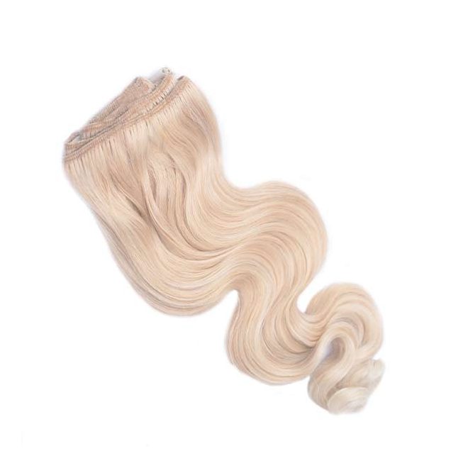 Csatos Hullámos Emberi Póthaj Mézszőke Színben 60cm Body Wave (Szín #22)