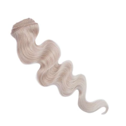 Csatos Hullámos Emberi Póthaj Platinaszőke Színben 60cm Body Wave (Szín #613)