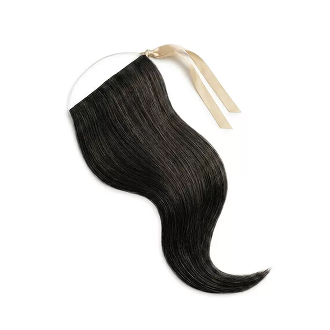Damilos Flip-In Emberi Póthaj Classic Koromfekete Színben 50cm (Szín #1)