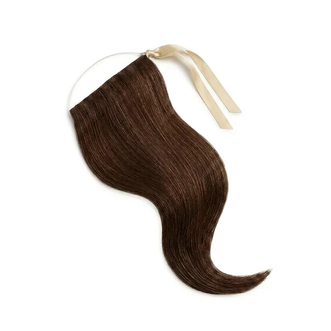 Damilos Flip-In Emberi Póthaj Classic Sötétbarna Színben 50cm (Szín #4)