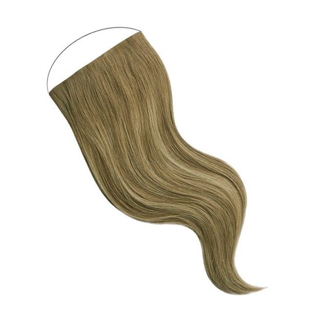Damilos Flip-In Emberi Póthaj Világosbarna Színben 50cm (Szín #8) 