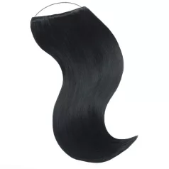 Damilos Flip-In Emberi Póthaj Standard Koromfekete Színben 60cm (Szín #1) – Damilos Flip-In emberi póthaj Koromfekete 60cm #1