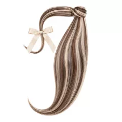   Lófarok Copf Emberi Póthaj Classic Melírozott Színben 60cm (Szín#6/60)