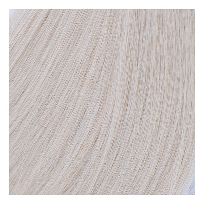 Lófarok Copf Emberi Póthaj Hamvas Világos Platinaszőke Színben 60cm (Szín#60ASH)