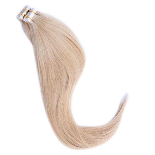 TAPE IN Ragasztócsíkos Póthaj Platinaszőke Színben 50cm (Szín #613)