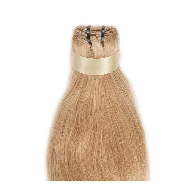 Tresszelt Emberi Póthaj Classic Világosszőke Színben 50cm (Weft Haj #24)