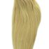 Tresszelt Emberi Póthaj Aranyszőke Színben 50cm (Weft Haj #16)