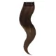Tresszelt Emberi Póthaj Standard Sötétbarna Színben 60cm (Weft Haj #4)