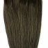Tresszelt Emberi Póthaj Sötétbarna Színben 60cm (Weft Haj #4)