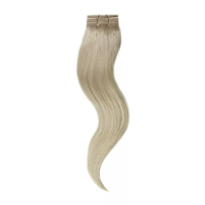 Tresszelt Emberi Póthaj Standard Világos Platinaszőke Színben 60cm (Weft Haj #60)
