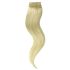 Tresszelt Emberi Póthaj Platinaszőke Színben 60cm (Weft Haj #613)