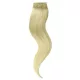 Tresszelt Emberi Póthaj Standard Platinaszőke Színben 60cm (Weft Haj #613)