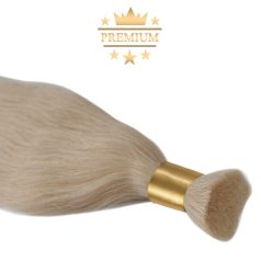   Prémium Natúr Haj Hamvas Barbie Szőke Double Drawn 50cm (Szín #60)