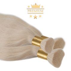   Prémium Natúr Haj Hamvas Világosszőke Super Double Drawn 70cm (Szín #24)