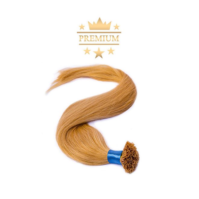 Prémium U-TIP Póthaj Világosszőke Hőillesztéses Hajhosszabbításhoz 60cm (Szín #24)