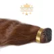 Prémium Tresszelt Póthaj Hajhosszabbításhoz Középbarna 60cm (Szín #6) - tresszelt weft emberi póthaj hajhosszabbításhoz